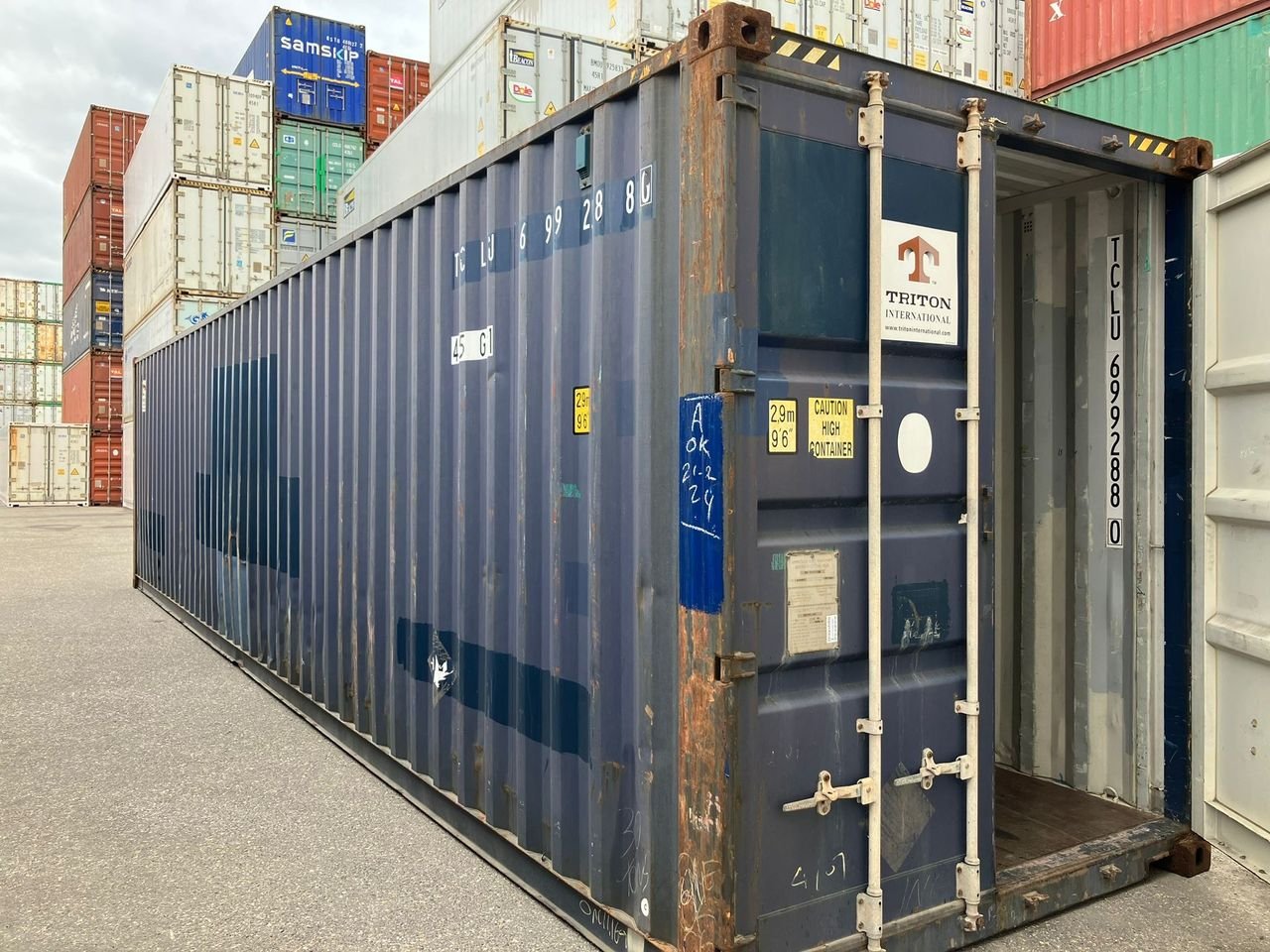 Contenedor de 40 pies usado