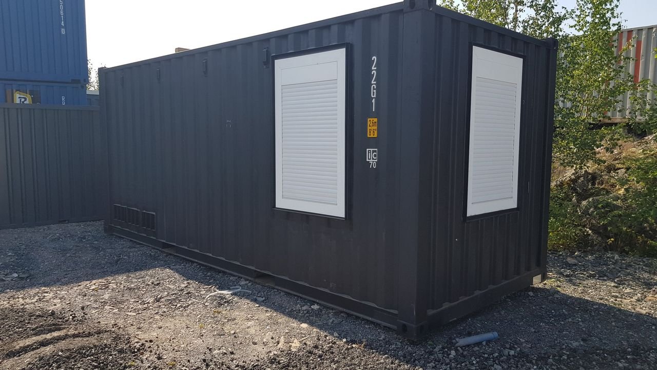 Contenedor acondicionado de 20 pies con dos ventanas y dos puertas - Imagen 6