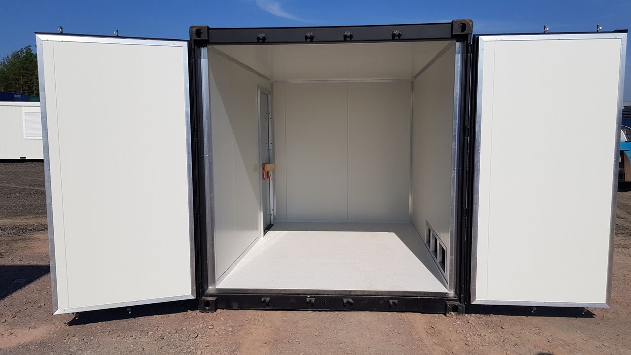 Contenedor acondicionado de 20 pies con dos ventanas y dos puertas - Imagen 2