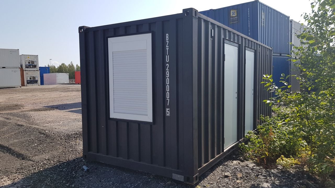 Contenedor acondicionado de 20 pies con dos ventanas y dos puertas - Imagen 7