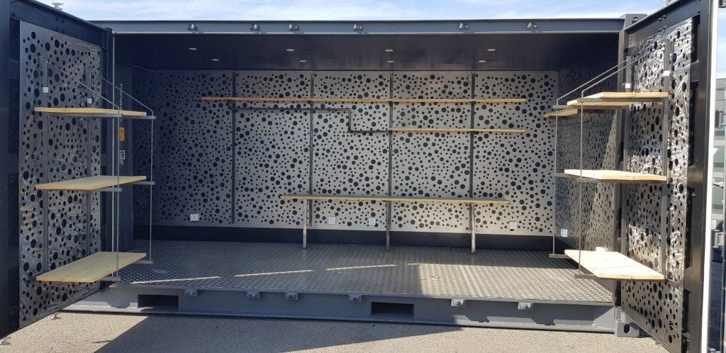 CONTENEDOR MARITIMO , 20 PIES LADO ABIERTO SECO "SHOP-BOX" - NUEVO - Imagen 2