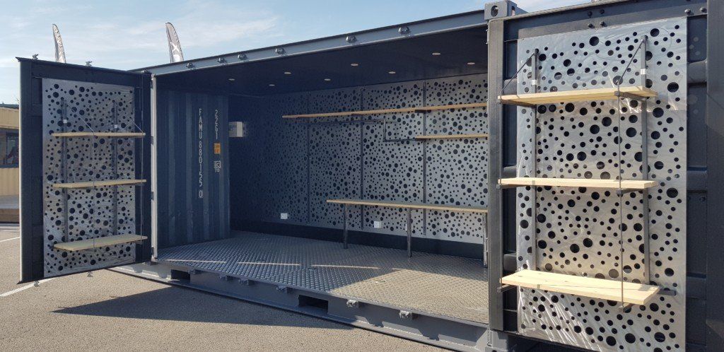 CONTENEDOR MARITIMO , 20 PIES LADO ABIERTO SECO "SHOP-BOX" - NUEVO - Imagen 5