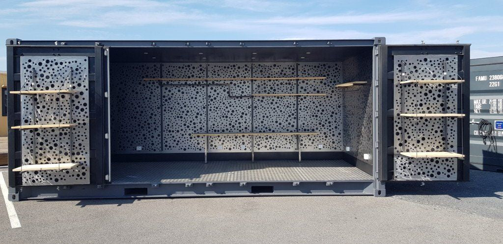 CONTENEDOR MARITIMO , 20 PIES LADO ABIERTO SECO "SHOP-BOX" - NUEVO - Imagen 7